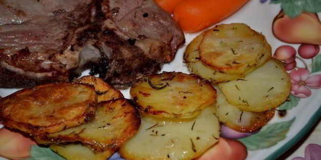 картофель в сливочном масле