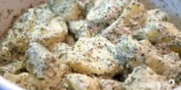 картофель в сливочном соусе