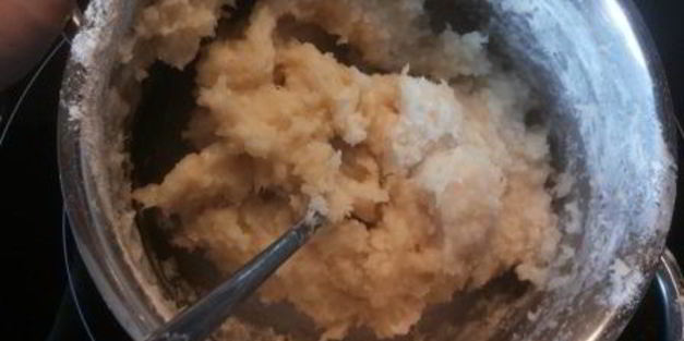 картофельные крокеты с куриной начинкой