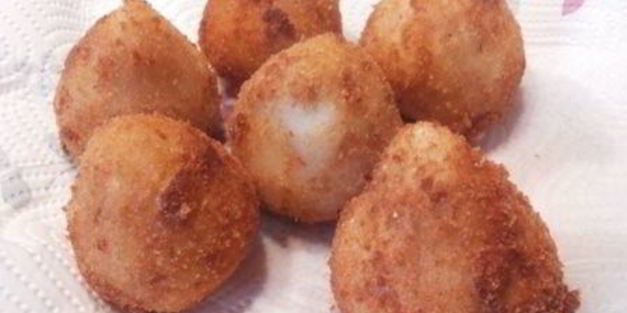 картофельные крокеты с куриной начинкой