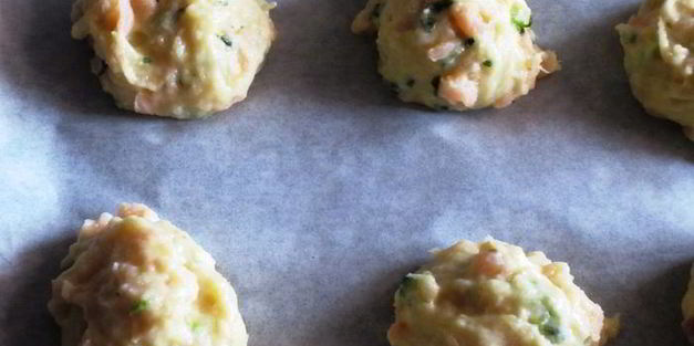 картофельные крокеты с лососем