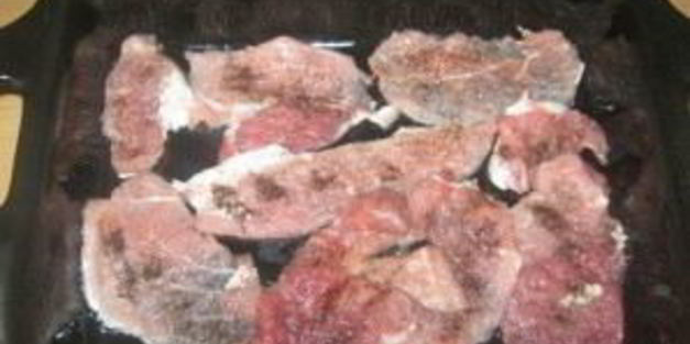 картошка с мясом и сыром в духовке