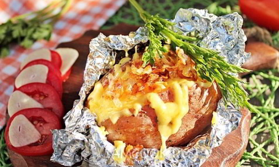 Рецепт картошка с сыром в фольге в духовке