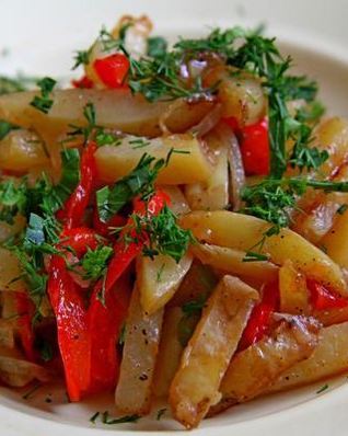 Молодой картофель по-китайски