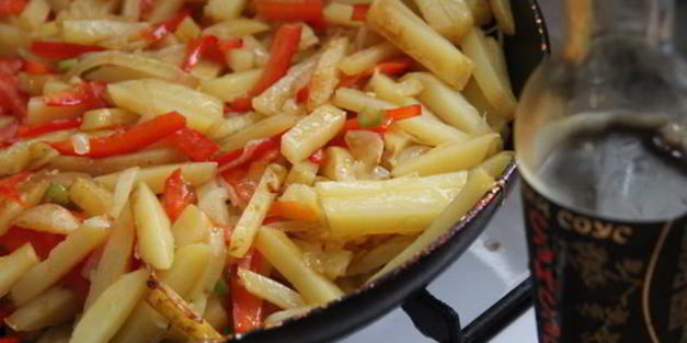 молодой картофель по-китайски