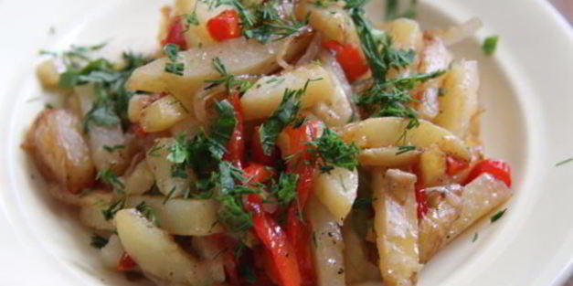 молодой картофель по-китайски