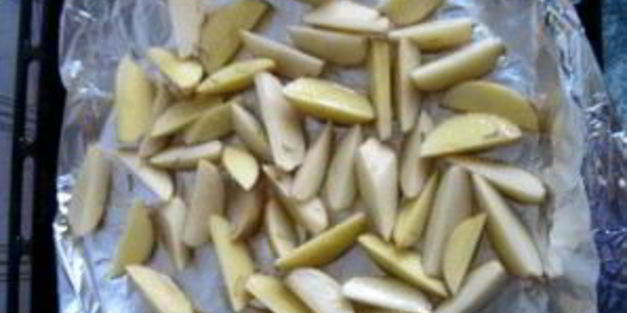 молодой картофель в фольге