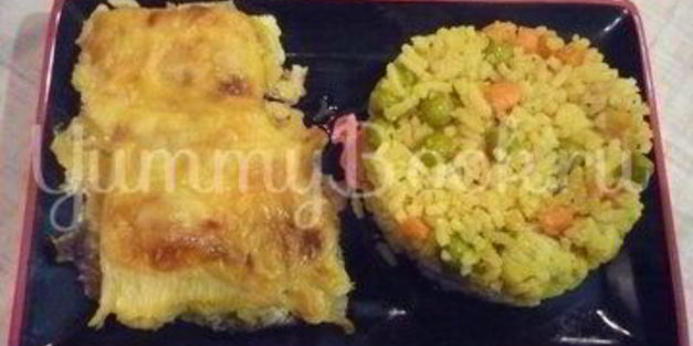 нежный рис с простыми овощами