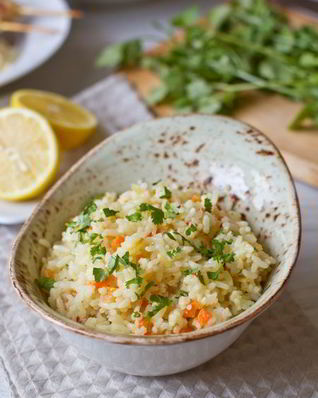 Острый рис в кокосовом молоке