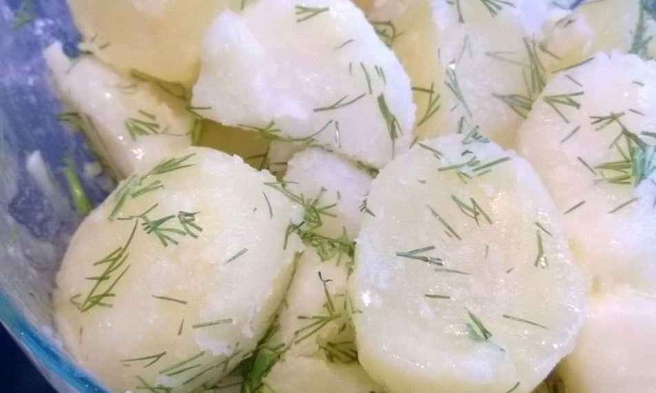 Рецепт отварной картофель на гарнир