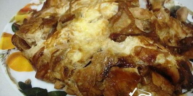 оякодон — рис с курицей