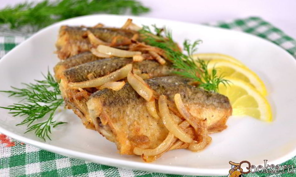 Рецепт подлещики жареные с луком