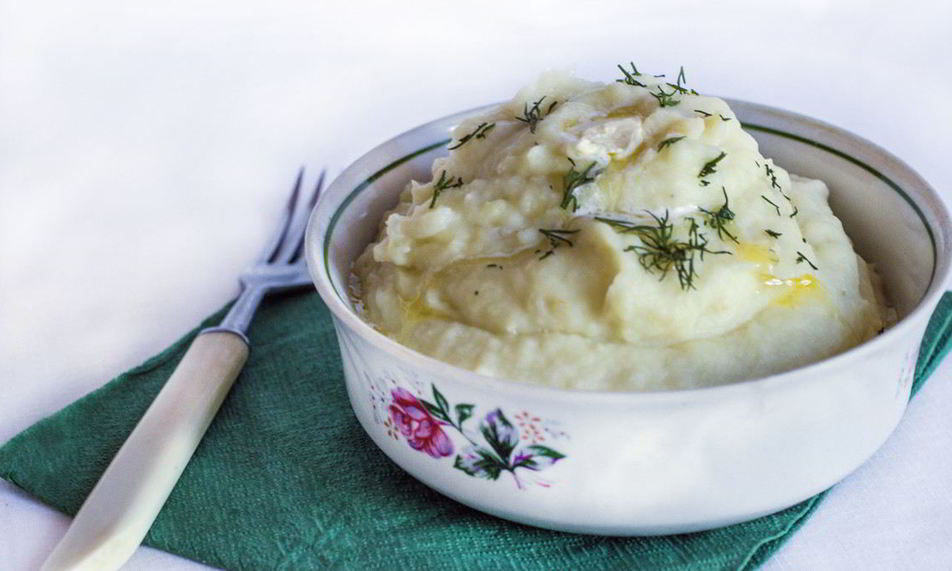 Рецепт пюре из цветной капусты и сельдерея