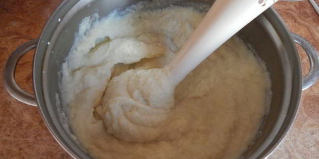 пюре из цветной капусты и сельдерея