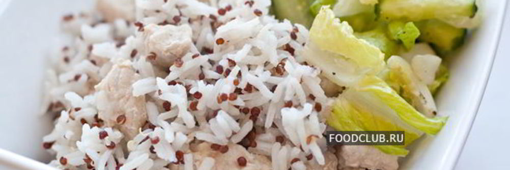 Рис и киноа с индейкой в мультиварке