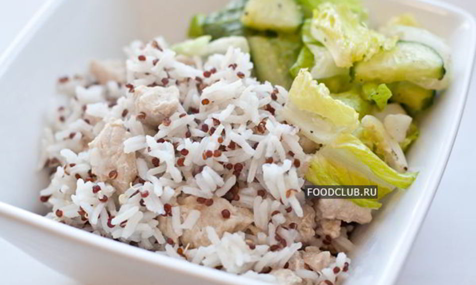 Рецепт рис и киноа с индейкой в мультиварке