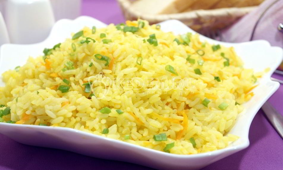 Рецепт рис на гарнир солнечный