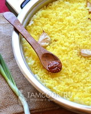Рис на сковороде