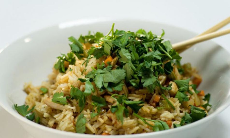 Рецепт рис с апельсином и курицей