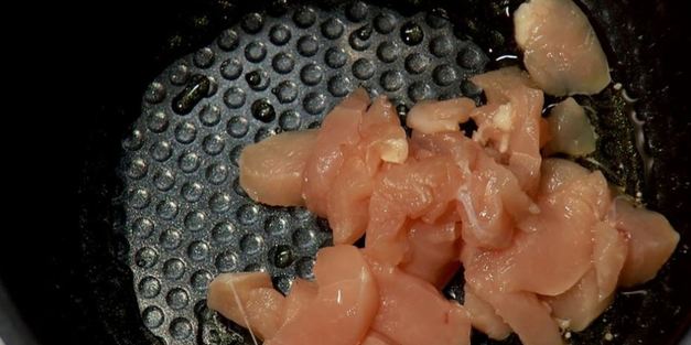 рис с апельсином и курицей