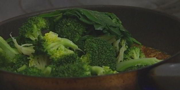 рис с брокколи по-китайски