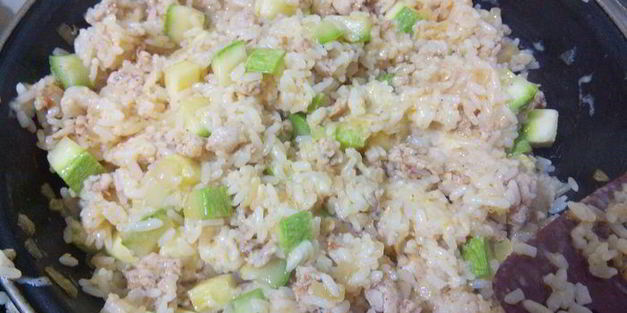 рис с кабачками