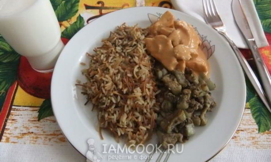 Рецепт рис с лапшой по-арамейски