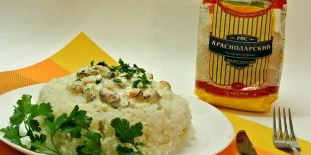 рис с мидиями в соусе