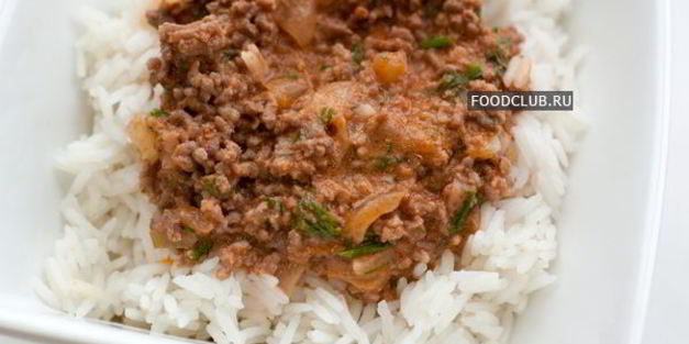 рис с мясным соусом в мультиварке