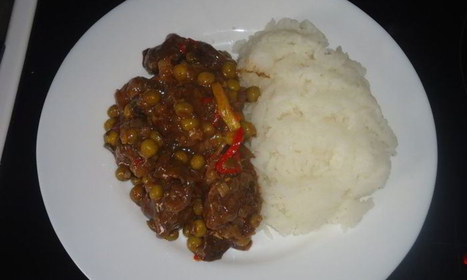 Рецепт рис с мясом