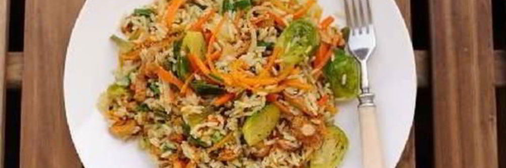 Рис с овощами по-китайски