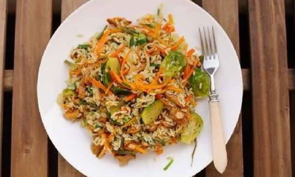 Рецепт рис с овощами по-китайски