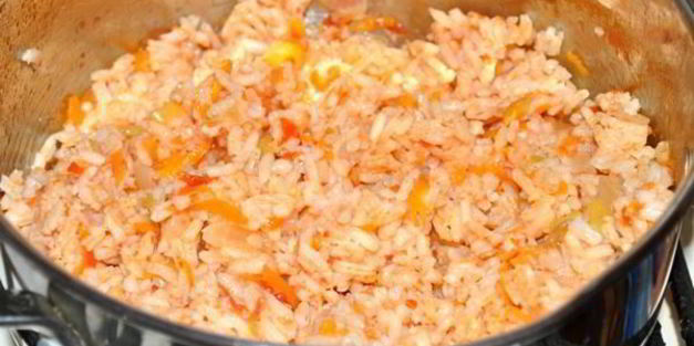 рис с овощами