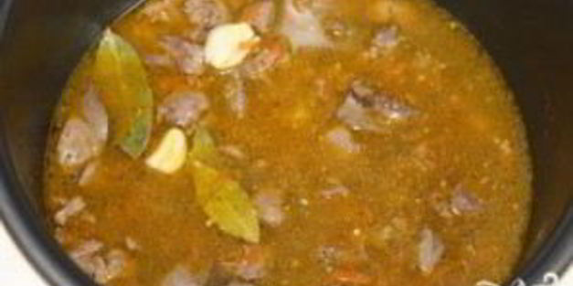 рис с печенью в мультиварке