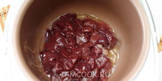 рис с печенью