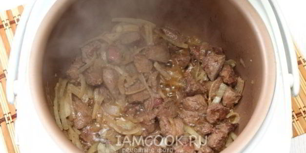 рис с печенью