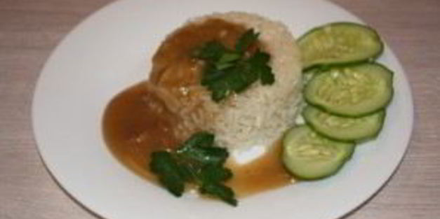 рис с соусом терияки