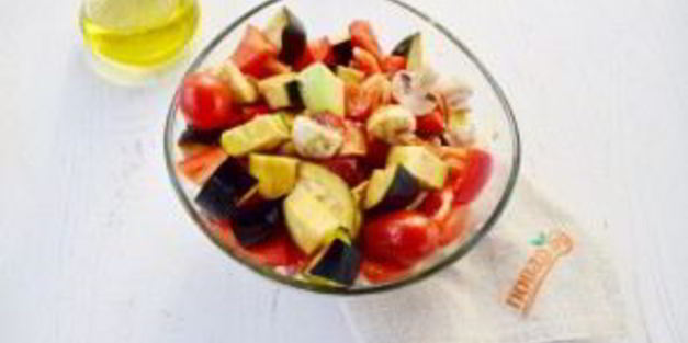 рис с запеченными овощами