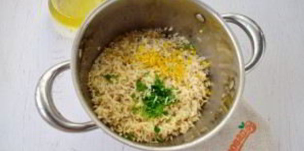 рис с запеченными овощами