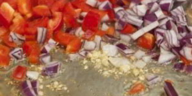 рис со шпинатом и сыром