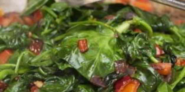 рис со шпинатом и сыром