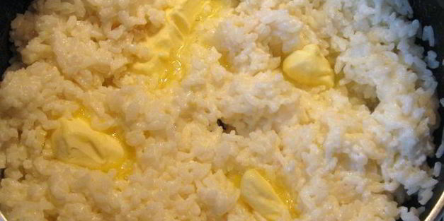 рис, сваренный в молоке