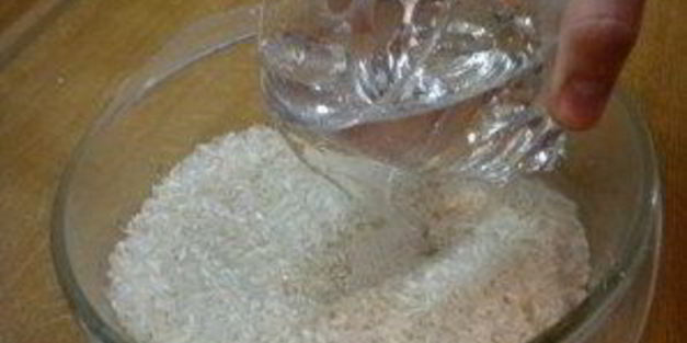 рис в микроволновке