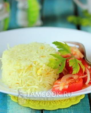 Шафрановый рис в мультиварке