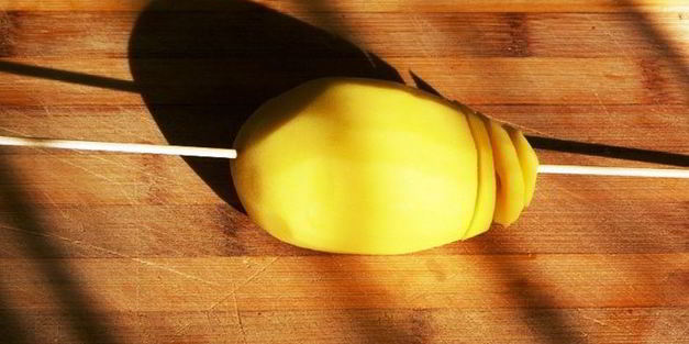 жареная картошка спиралька