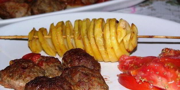 жареная картошка спиралька