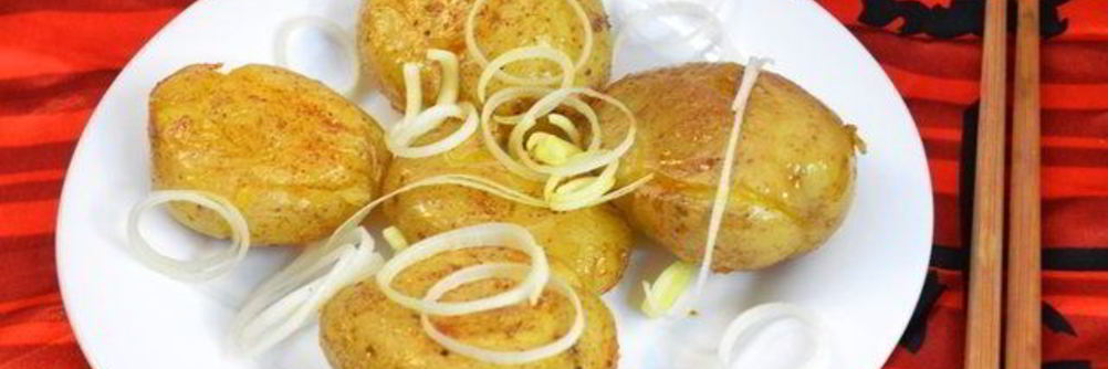 Жареный картофель с перцем по-китайски