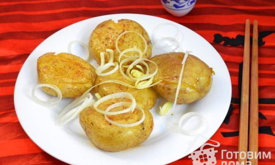 Рецепт жареный картофель с перцем по-китайски