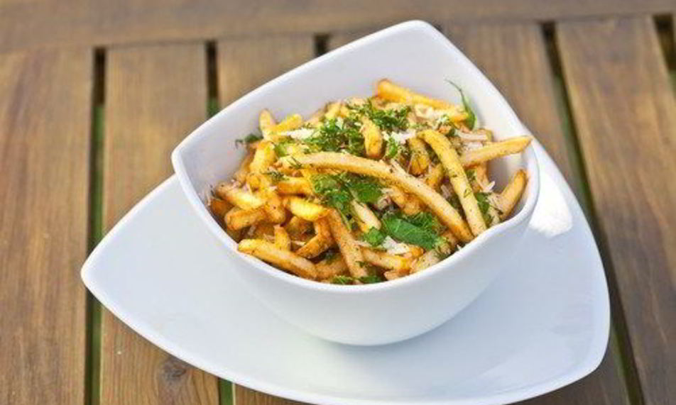 Рецепт жареный картофель с травами и сыром по-итальянски