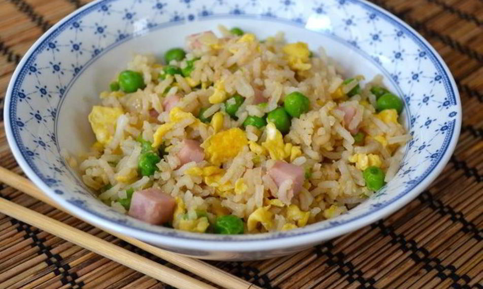 Рецепт жареный рис по-кантонезийски